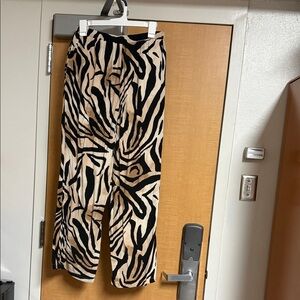 Philosophy Black and Cream Patterned Pants